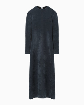 Double Face Knit Dress - navy
