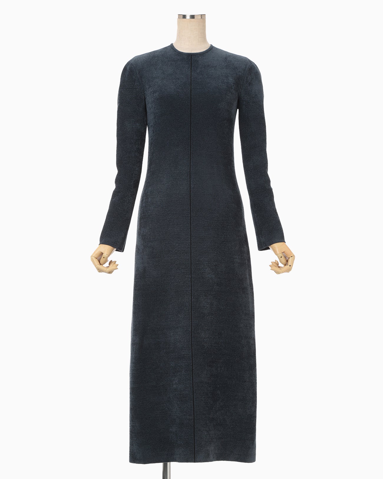 黒井 Double Face Knit Dress - navy - Mame Kurogouchi