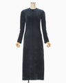 Double Face Knit Dress - navy