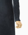 Double Face Knit Dress - navy