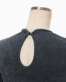 Double Face Knit Dress - navy