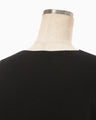 Double Face Knit Top - black