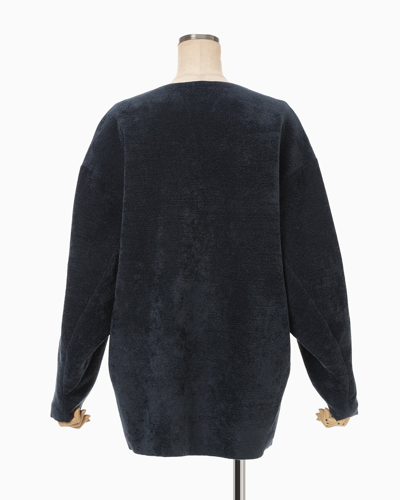 Double Face Knit Top - navy - Mame Kurogouchi