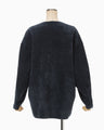 Double Face Knit Top - navy