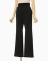 Double Face Knit Trousers - black