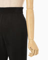 Double Face Knit Trousers - black