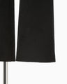Double Face Knit Trousers - black
