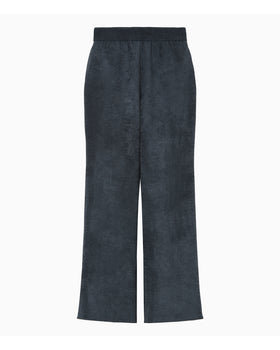 Double Face Knit Trousers - navy