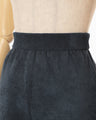 Double Face Knit Trousers - navy