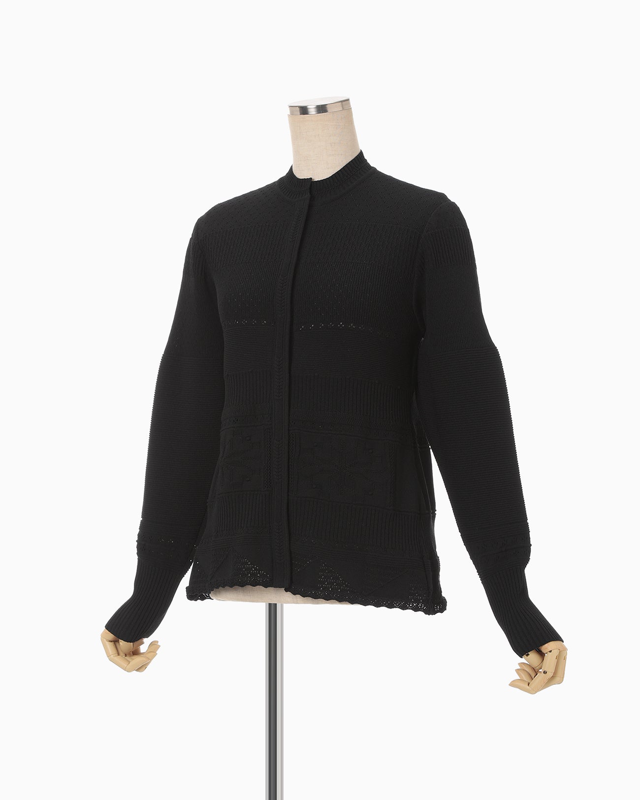 o905127 様 Knit Lace Cardigan - black - Mame Kurogouchi