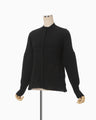 Knit Lace Cardigan - black