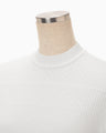 Knit Lace Short Sleeve Top - white
