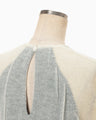 Sheer Jacquard Knit Dress - green