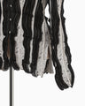 Fluid Jacquard Knit Cardigan - black