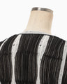 Fluid Jacquard Knit Cardigan - black