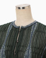 Fluid Jacquard Knit Cardigan - green