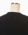 Wool Cable Knit Cardigan - black