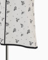 Floral Jacquard Knit Dress - white