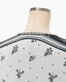 Floral Jacquard Knit Dress - white