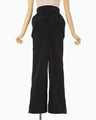 Nylon Typewriter Trousers - black
