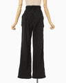 Nylon Typewriter Trousers - black