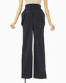 Nylon Typewriter Trousers - navy
