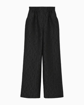 Arabesque Jacquard Trousers - black