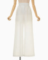 Arabesque Jacquard Trousers - white