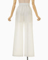 Arabesque Jacquard Trousers - white
