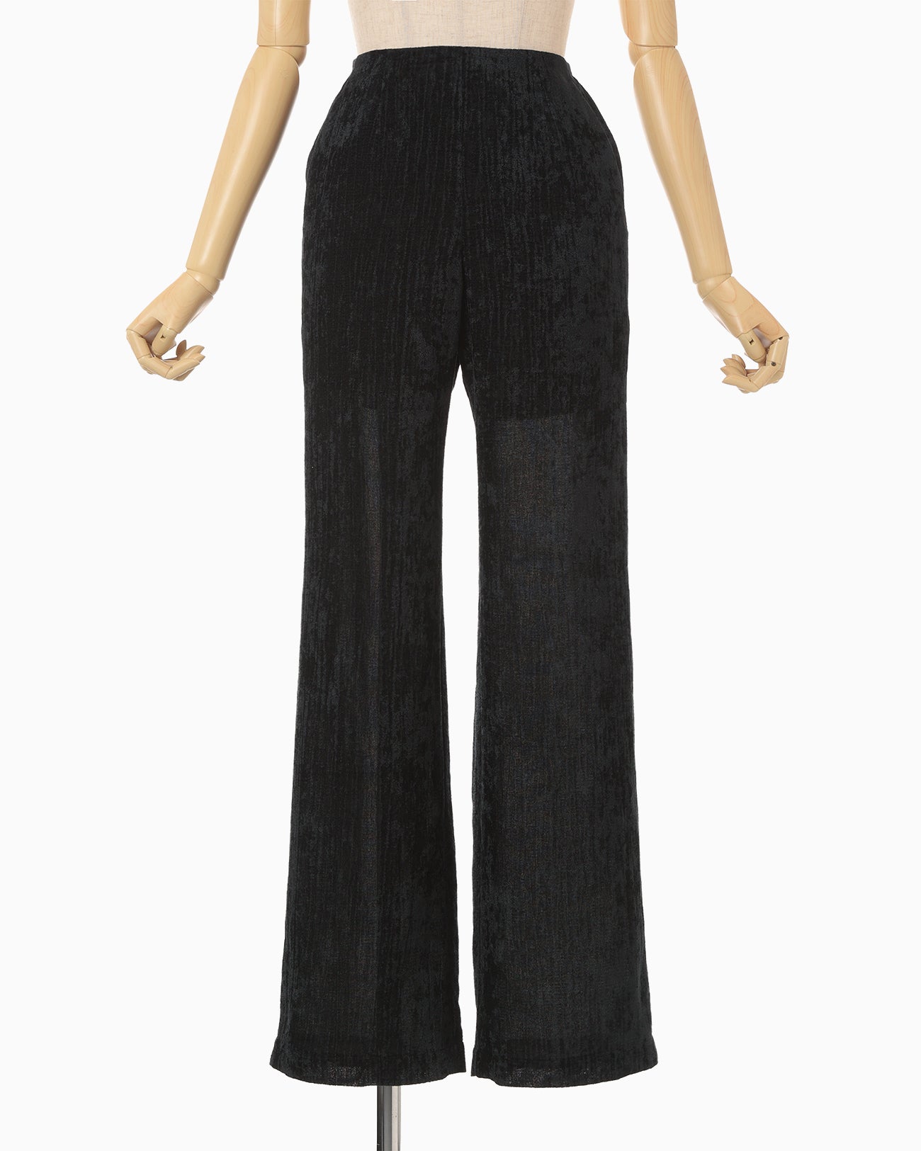 めたろ Velvet Trousers - black - Mame Kurogouchi