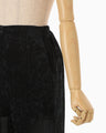 Velvet Trousers - black