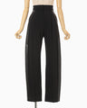 Wool Triacetate Lined Trousers - black