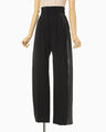 Wool Triacetate Lined Trousers - black