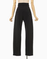 Wool Triacetate Lined Trousers - black