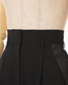 Wool Triacetate Lined Trousers - black
