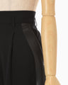 Wool Triacetate Lined Trousers - black