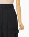 Nylon Twill Work Trousers - navy