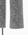 Floral Jacquard Denim Trousers - grey