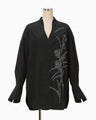 Washi Print Shirt - black