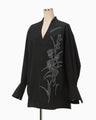 Washi Print Shirt - black