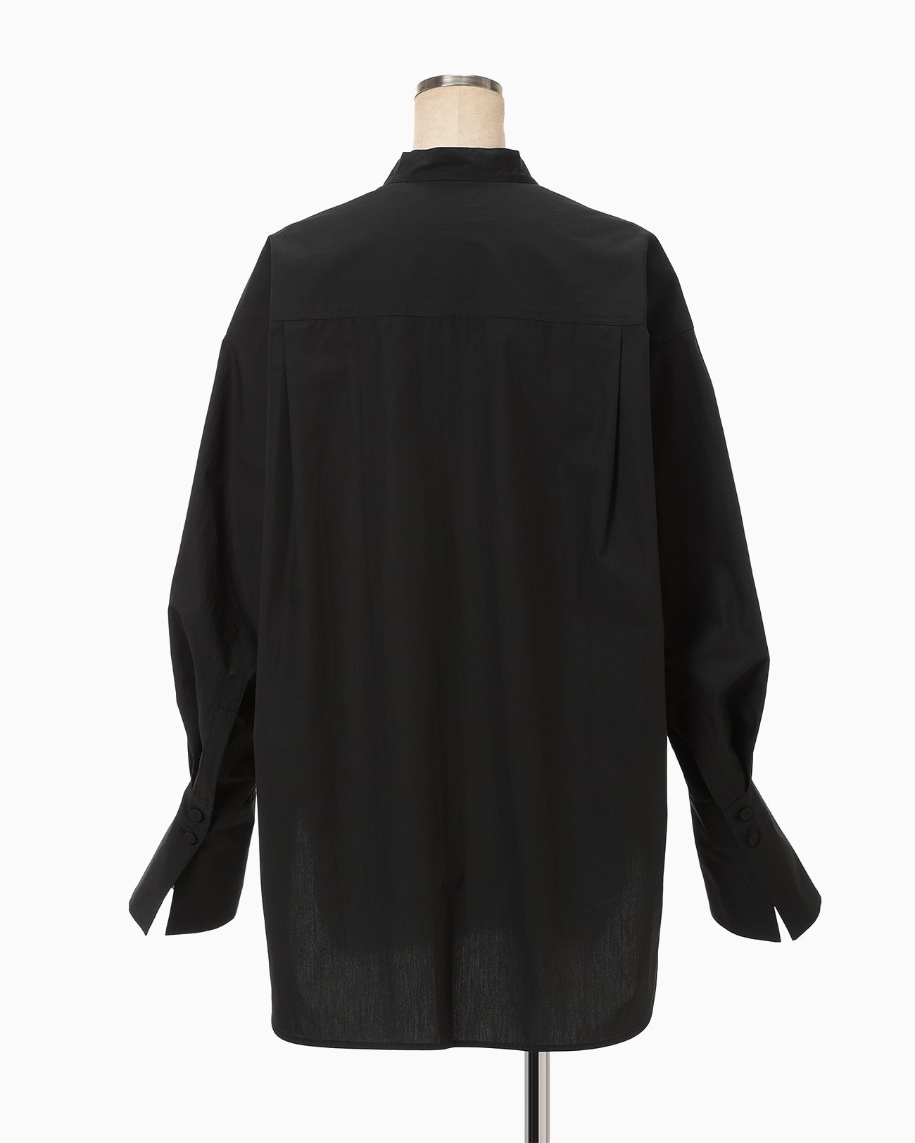 Washi Print Shirt - black - Mame Kurogouchi