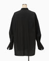 Washi Print Shirt - black