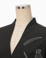 Washi Print Shirt - black