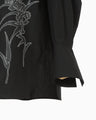 Washi Print Shirt - black