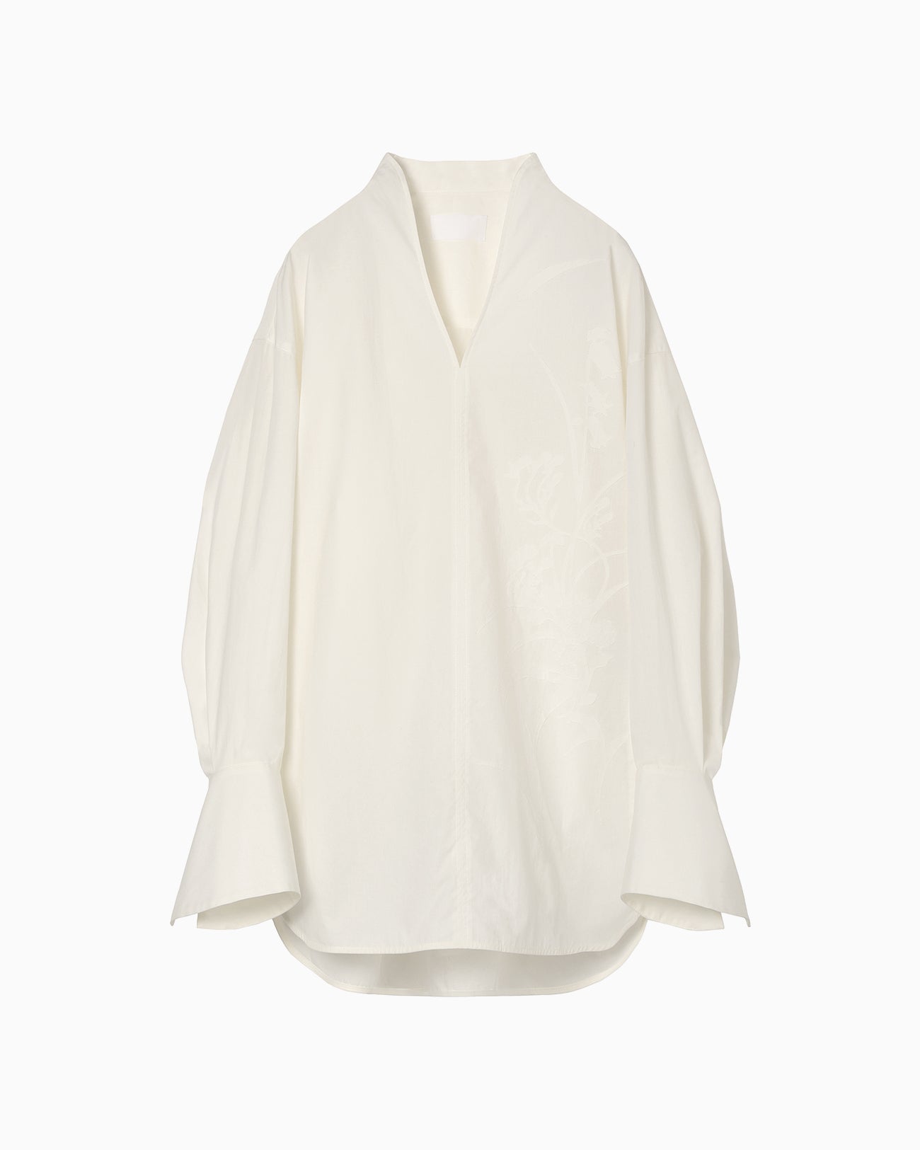 Washi Print Shirt - white - Mame Kurogouchi