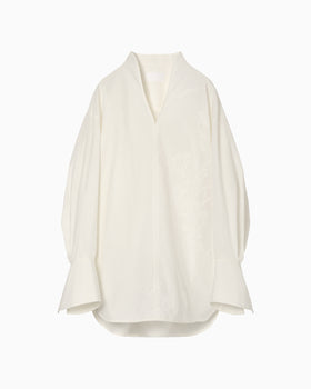 Washi Print Shirt - white