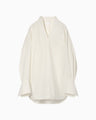 Washi Print Shirt - white