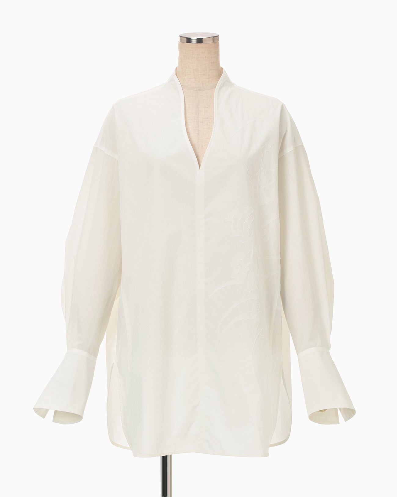 Washi Print Shirt - white - Mame Kurogouchi