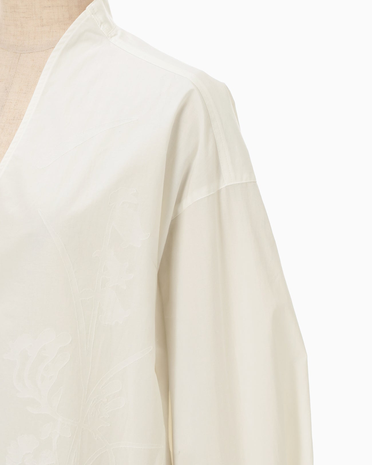 Washi Print Shirt - white - Mame Kurogouchi