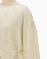Velvet Boatneck Top - beige